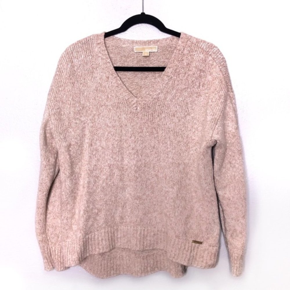 Michael Kors Cream Knit Sweater Size Medium